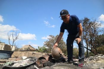 NTB inventarisasi artefak terdampak kebakaran Kampung Adat Sade