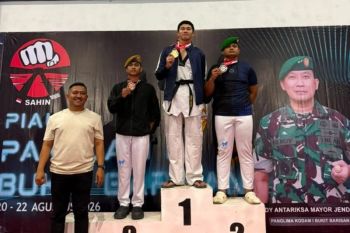 Personel SPN Polda Sumut raih Juara I taekwondo Piala Pangdam I Bukit Barisan
