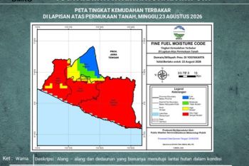 BMKG minta masyarakat DIY waspada karhutla pada musim kemarau