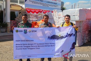 PT STM salurkan bantuan untuk korban gempa NTT