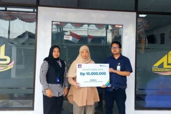 BPJS Ketenagakerjaan serahkan santunan ke ahli waris anggota KSPPS Artha Bahana Syariah
