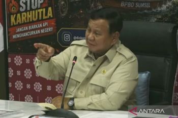 Prabowo seeks military special unit to tackle hard-to-reach wildfires