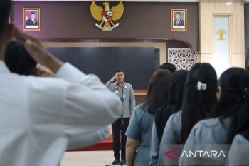 Kemenkum Riau gelar apel pagi, perkuat disiplin dan matangkan persiapan penilaian WBBM