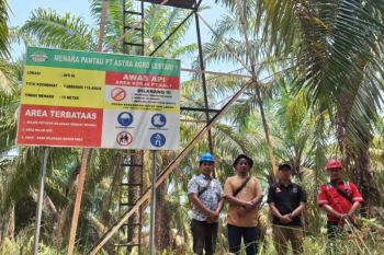 PT AAL1 bersama Polsek Haruai deteksi dini karhutla