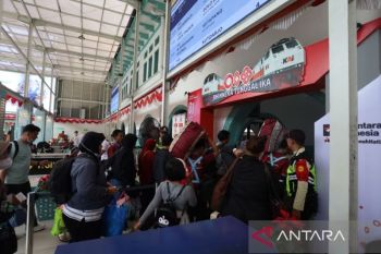 Arus balik libur, 37.964 pelanggan tiba di Jakarta hari ini