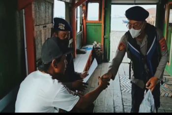 Polairud Banjarmasin sebarkan Maklumat Kapolda Kalsel cegah karhutla