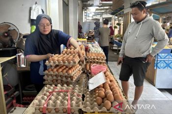 Telur jadi alternatif lauk warga di tengah kenaikan harga pangan