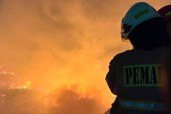Gulkarmat kerahkan 132 personel padamkan kebakaran rumah Penjaringan