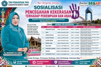 Ketua PKK Bartim keliling kecamatan perkuat cegah kekerasan terhadap anak dan perempuan