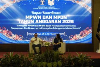 Kemenkum Kalteng dorong notaris profesional dan berintegritas