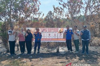 ANTARA Babel-Satgas Karhutla Bangka gencarkan imbauan cegah karhutla