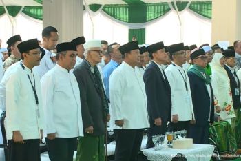 Prabowo dan Gibran tiba di Ponpes Bahrul Ulum hadiri Muktamar ke-35 NU