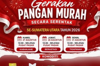 Bulog gelar Gerakan Pangan Murah di Karo jaga stabilitas harga