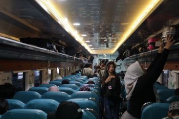 Okupansi kereta selama libur Maulid Nabi tembus 125 persen
