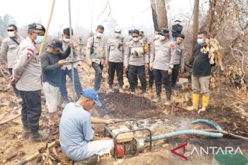 Polres Bengkayang siapkan sumber air untuk tangani karhutla