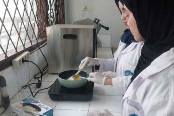 Mahasiswa Unila olah limbah bonggol nanas menjadi permen herbal