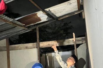 Tujuh rumah rusak dan pohon tumbang akibat puting beliung
