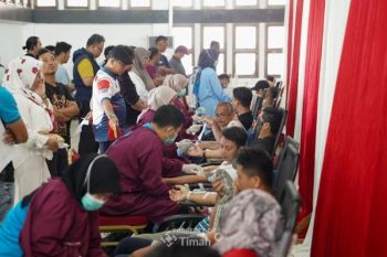 PT Timah kobarkan semangat kemanusiaan lewat donor darah