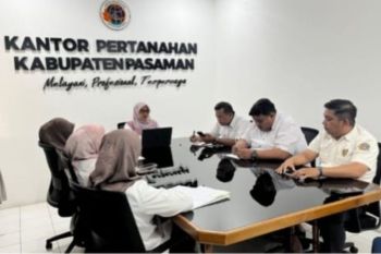 Penguatan sinergi antari instansi melalui diskusi Kantor Pertanahan Pasaman bersama BULOG