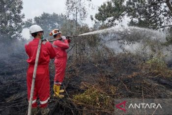 EMP Bentu salurkan 18 ribu masker dan bantu pemadaman karhutla di Pelalawan