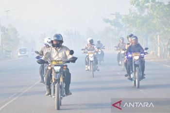Kapolda Kalsel patroli roda dua pantau titik api di Banjarbaru