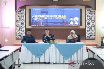 Mantapkan kesiapan hadapi Evaluasi TPN, Kakanwil Kemenkum Riau pimpin rapat persiapan Desk Evaluasi WBBM