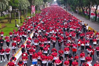 Sekitar 12.000 pelari merayakan kemerdekaan di Merdeka Run 2026