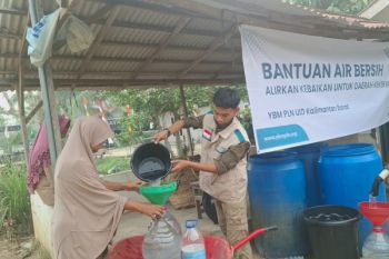 YBM PLN salurkan 64 ribu liter air bersih untuk warga di 10 kokasi Kalbar