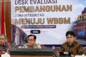 Kantah Kota Yogyakarta Paparkan Capaian ZI Menuju WBBM 2026 di Depan TPN PANRB