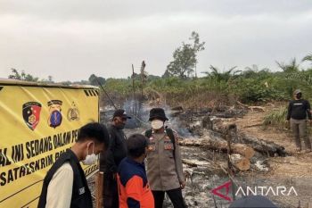 Polres Paser selidiki karhutla pada enam titik panas  di Tanah Grogot