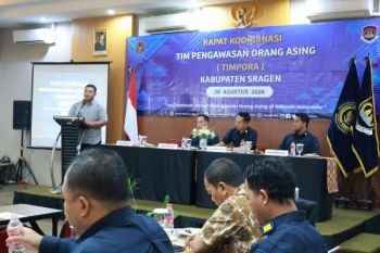 TIMPORA Sragen perkuat pengawasan orang asing, dorong sinergi data dan koordinasi lintas instansi