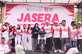 3.300 warga Aceh Timur ramaikan jalan sehat gembira Medco E&P Malaka