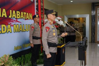 Polda Maluku rotasi empat PJU dan tiga Kapolres