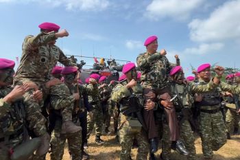 Menhan pastikan kekuatan tempur TNI terpenuhi lewat latihan trimatra