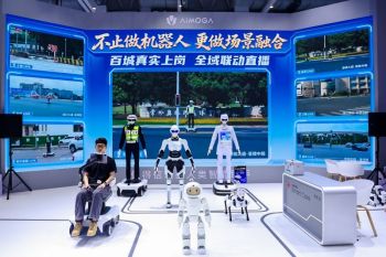 AiMOGA perkenalkan robot pendamping keluarga Mobo di WRC 2026