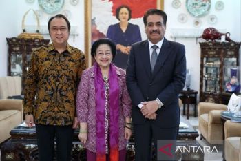 Dubes Yaman temui Megawati bahas situasi Timur Tengah