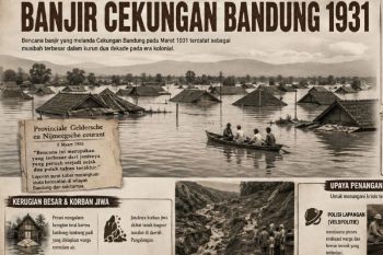 Kota Bandung pernah alami banjir besar pada Maret 1931