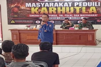 Lampung Selatan perkuat peran warga cegah karhutla di Gunung Rajabasa