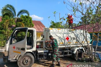 PMI Belitung distribusi 295.000 liter air bersih untuk masyarakat