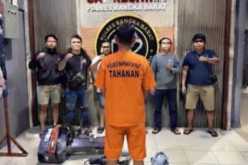 Tim URC Polres Bangka Barat ringkus pelaku curat di Mentok