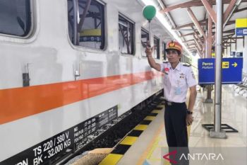 Operasional kereta api di Sumut tetap normal pasca erupsi Sinabung