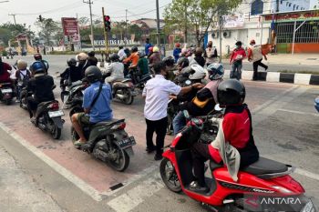 Karhutla, Kesbangpol Bulungan libatkan 30 ormas berbagi 10.000 masker