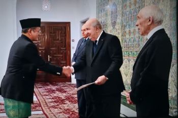 Dubes RI di Aljazair serahkan kredensial kepada Presiden Tebboune