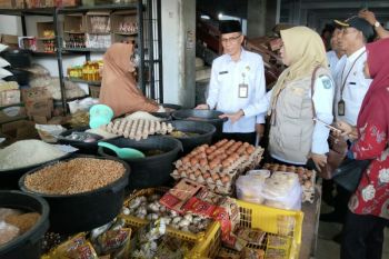 TPID Mataram pantau ketersediaan bahan pangan di pasar tradisional