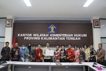 Kemenkum Kalteng-Pemkab Katingan harmonisasi dua Raperbup