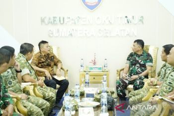 Antisipasi karhutla, Pemkab OKU Timur gandeng Tim Penyuluh Mabes TNI