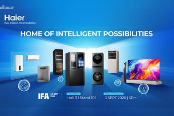Haier to Showcase AI-Powered Living at IFA 2026, Highlighting Global Brand Leadership and Local Innovation