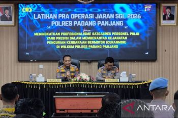 Jelang Operasi Jaran Singgalang 2026, Polres Padang Panjang matangkan strategi berantas Curanmor