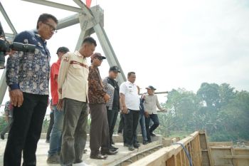 Jembatan Salujambu senilai Rp12 M hampir rampung