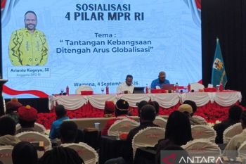 Arianto Kogoya sosialisasikan Empat Pilar MPR kepada pemuda Papua Pegunungan
